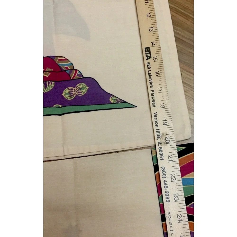 Vintage Japanese Wedding Couple King Pillow Cases Reverse Double Sided 29